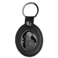 Leather Keychain - Wolf